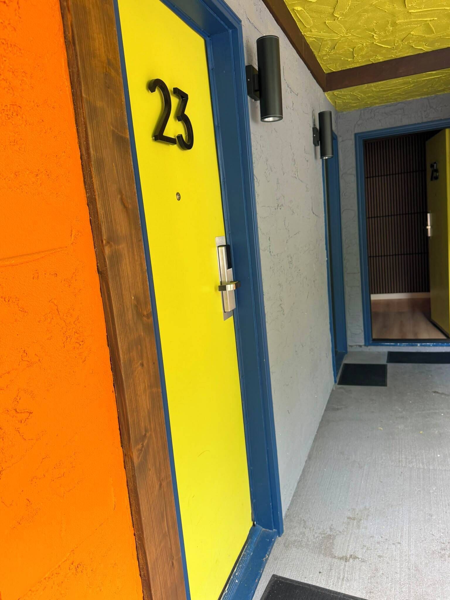 Interior entrance