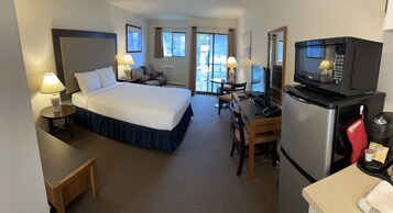 One Queen, kitchenette  | Desk, iron/ironing board, free WiFi, bed sheets