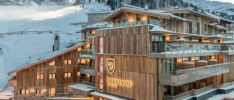 Front of property – evening/night