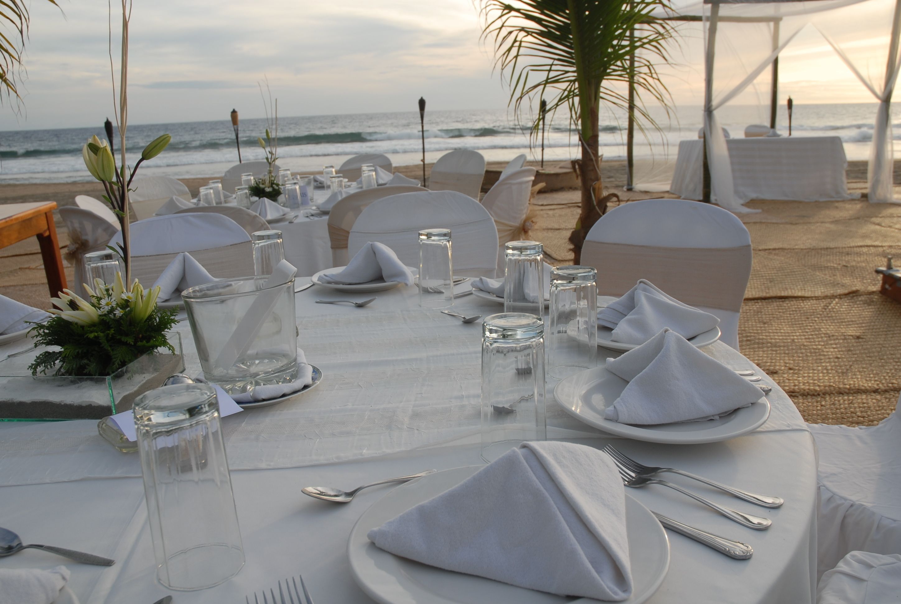 Área de bodas al aire libre