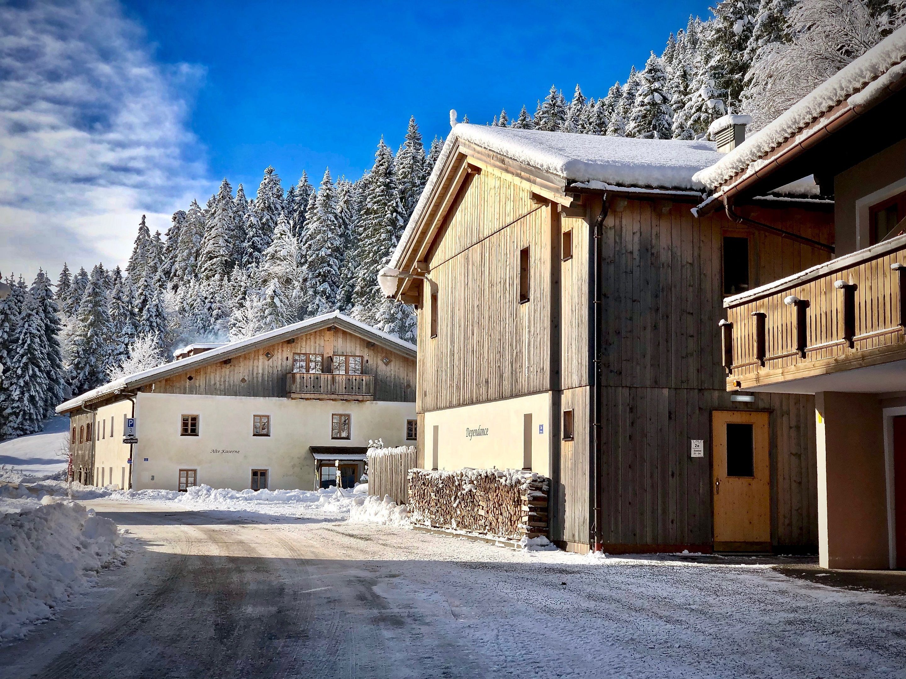 Fassade der Unterkunft