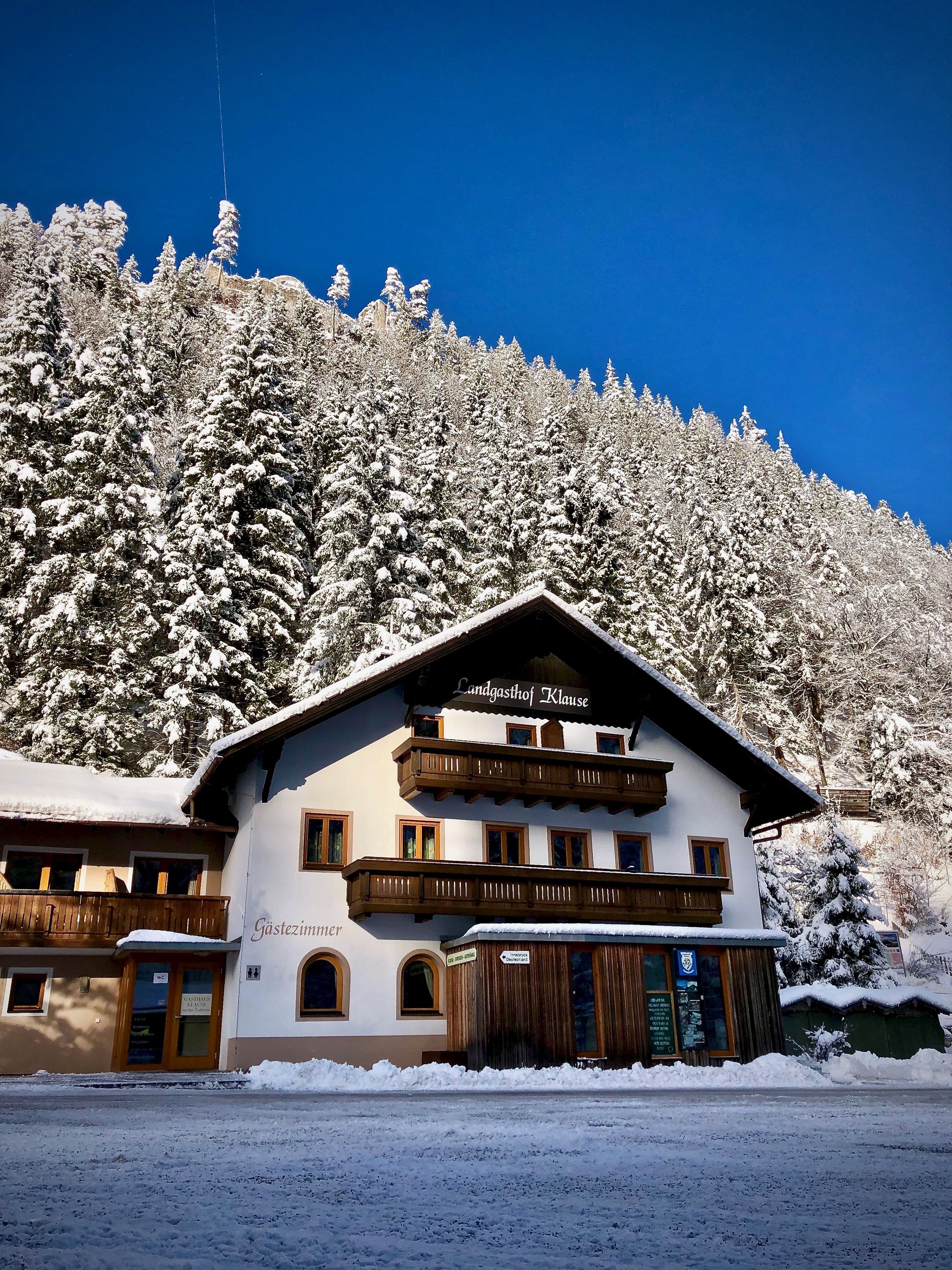 Fassade der Unterkunft