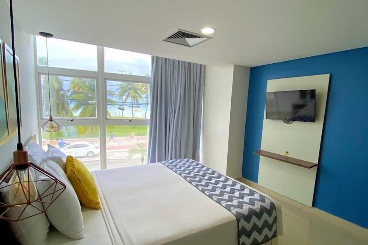 Ropa de cama de alta calidad y minibar
