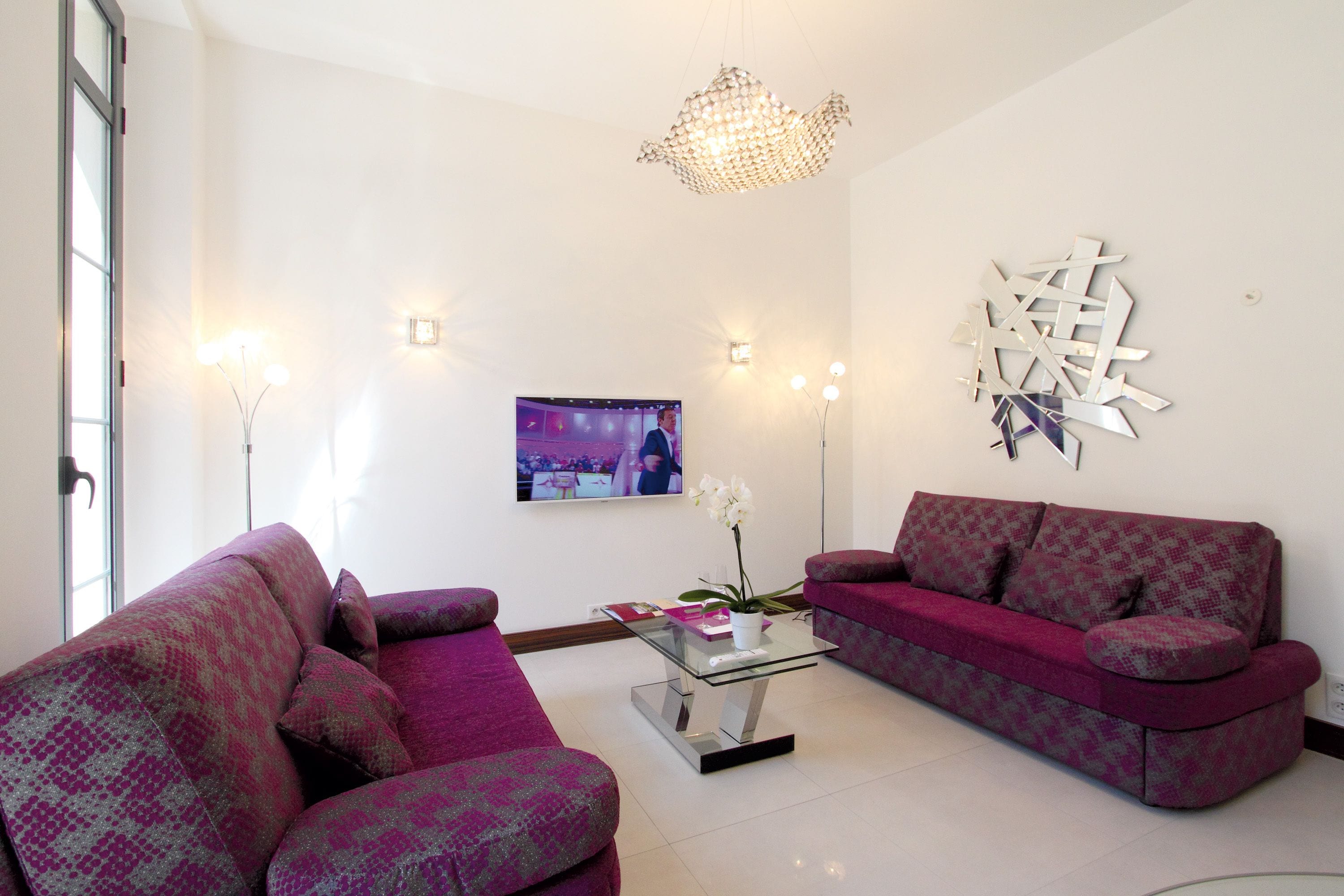 Apartment, 2 Schlafzimmer, Terrasse | Wohnzimmer