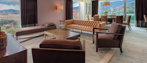 Presidential Studio Suite, 1 Bedroom, Terrace | Living room