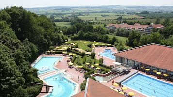 Indoor pool, outdoor pool