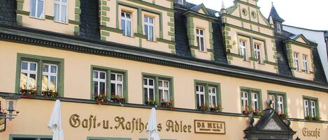 Majoituspaikan julkisivu