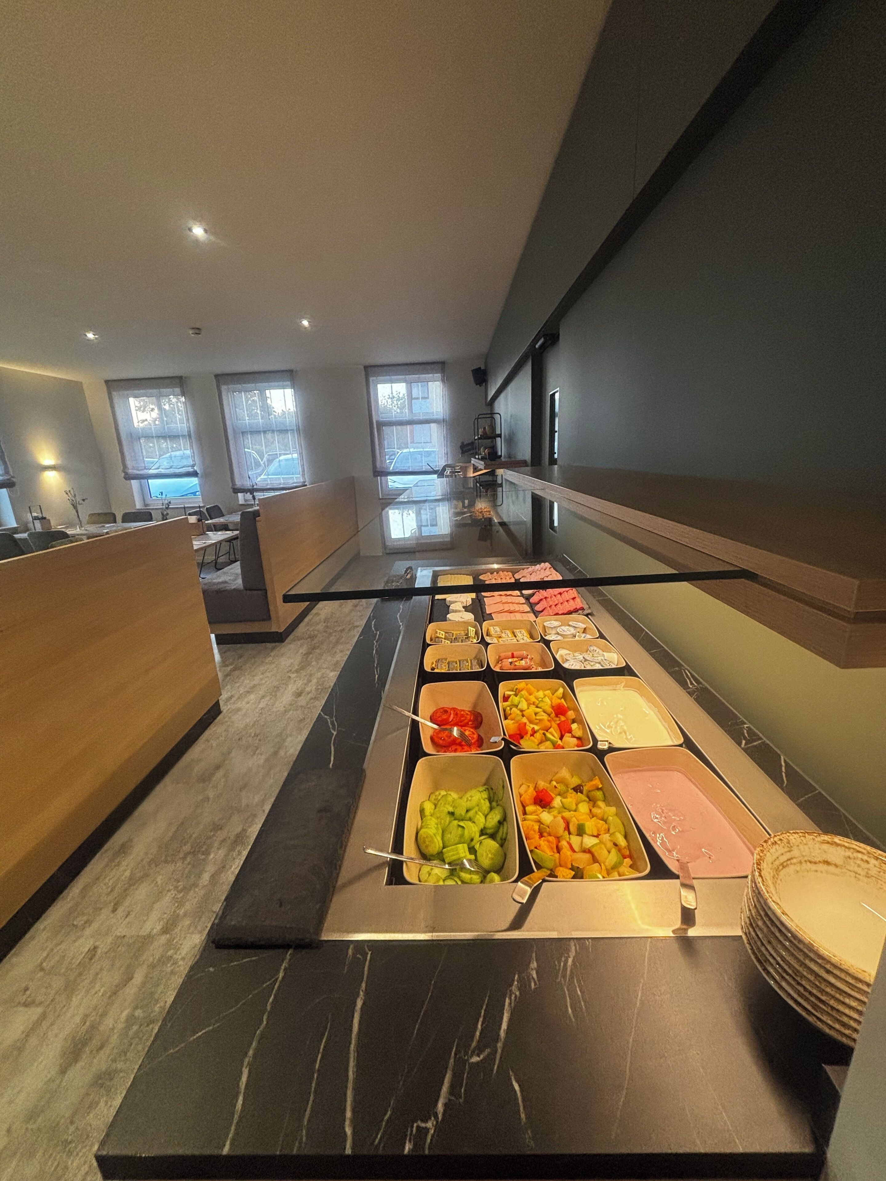 daily buffet breakfast (eur 9.9 per person)