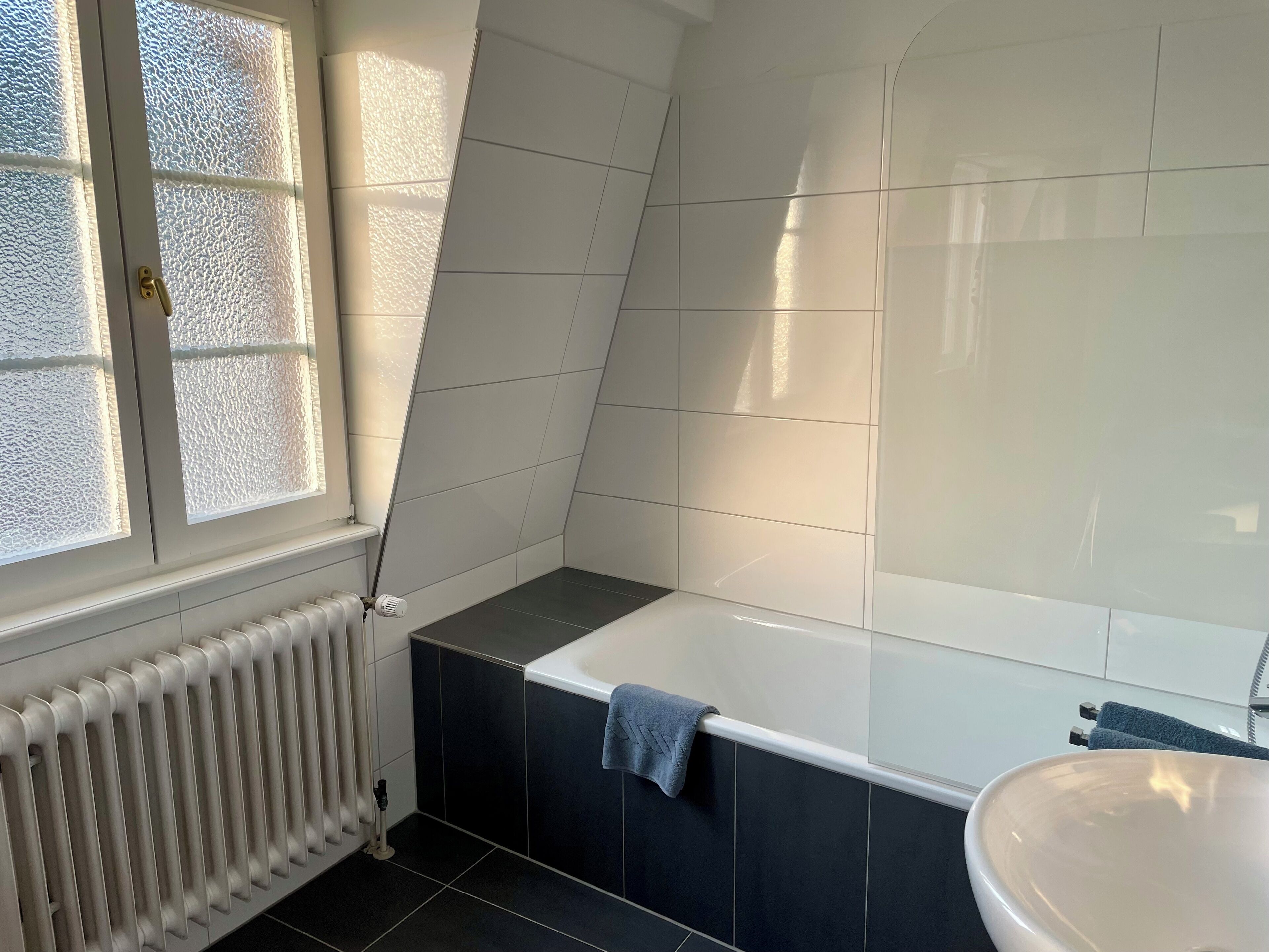 family apartment, 3 bedrooms, 2 bathrooms, city view | bathroom | eco-friendly toiletries, hair dryer, towels, soap