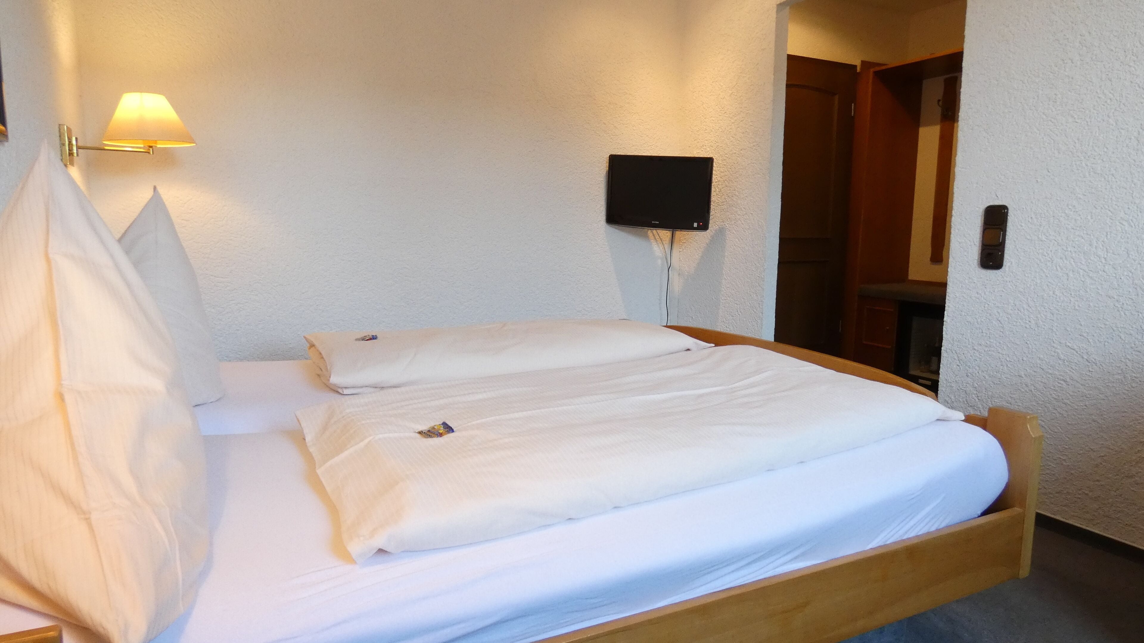 economy double room | hypo-allergenic bedding, minibar, iron/ironing board, free wifi