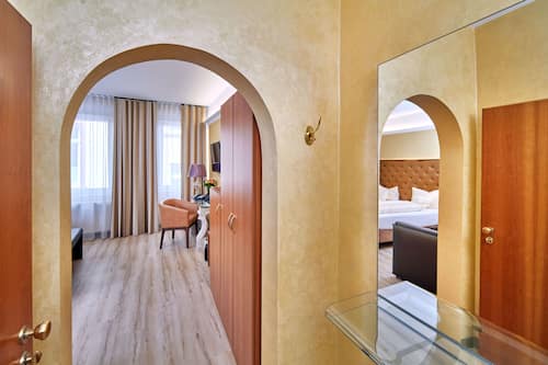 Comfort Double Room | Premium bedding, in-room safe, desk, soundproofing