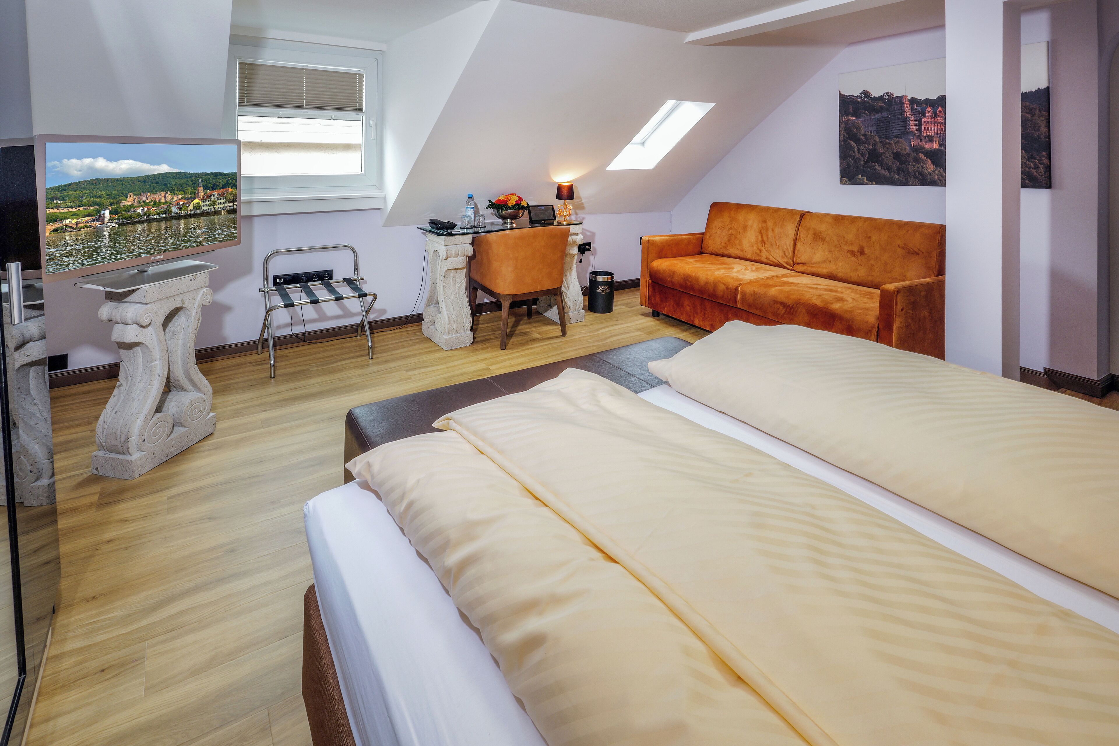 comfort double room | premium bedding, in-room safe, desk, soundproofing