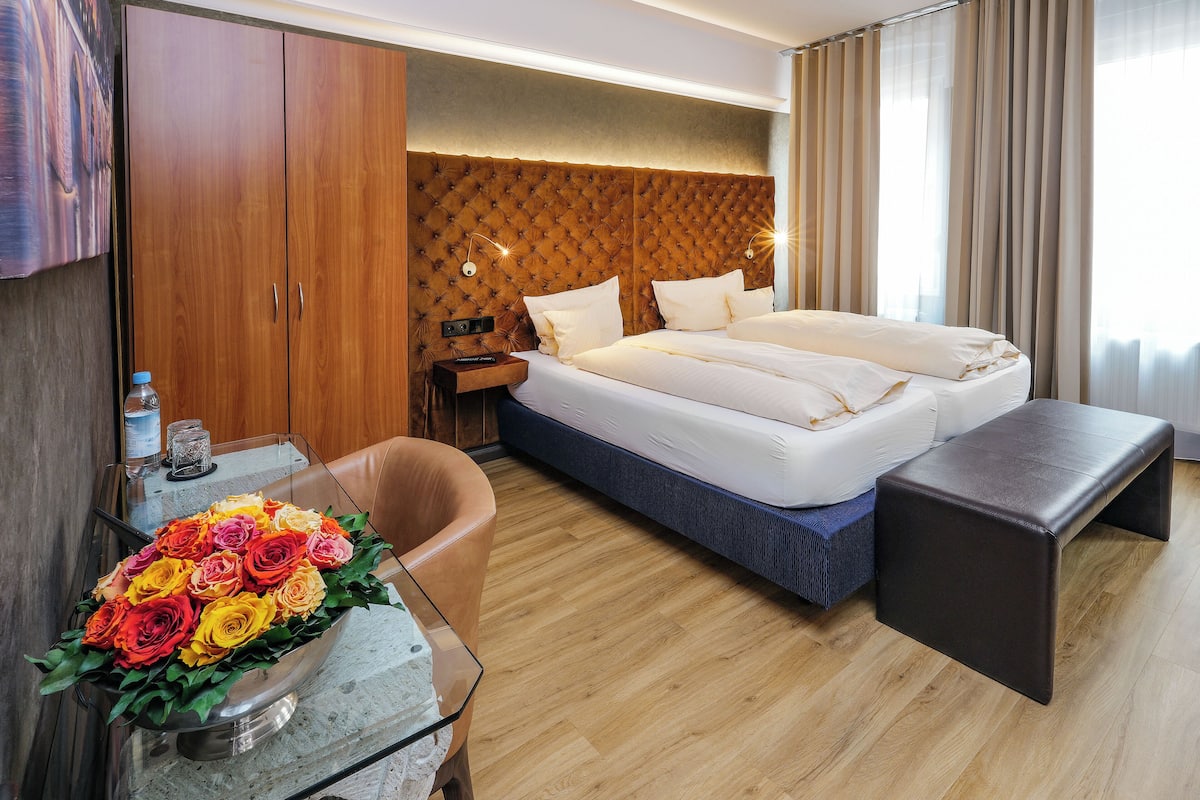 comfort double room | premium bedding, in-room safe, desk, soundproofing
