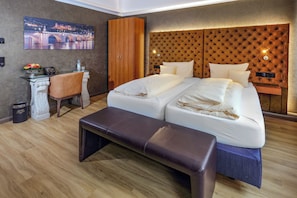 Comfort Double Room | Premium bedding, in-room safe, desk, soundproofing