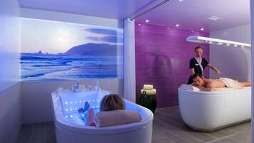 Couples treatment room(s), body treatments, aromatherapy, body wraps