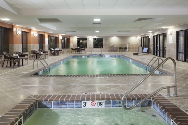 Indoor pool, open 6 AM to 11 PM, sun loungers