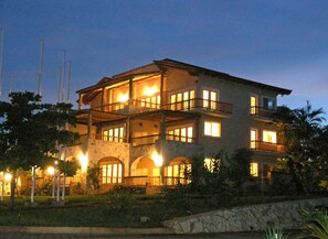 Front of property - evening/night