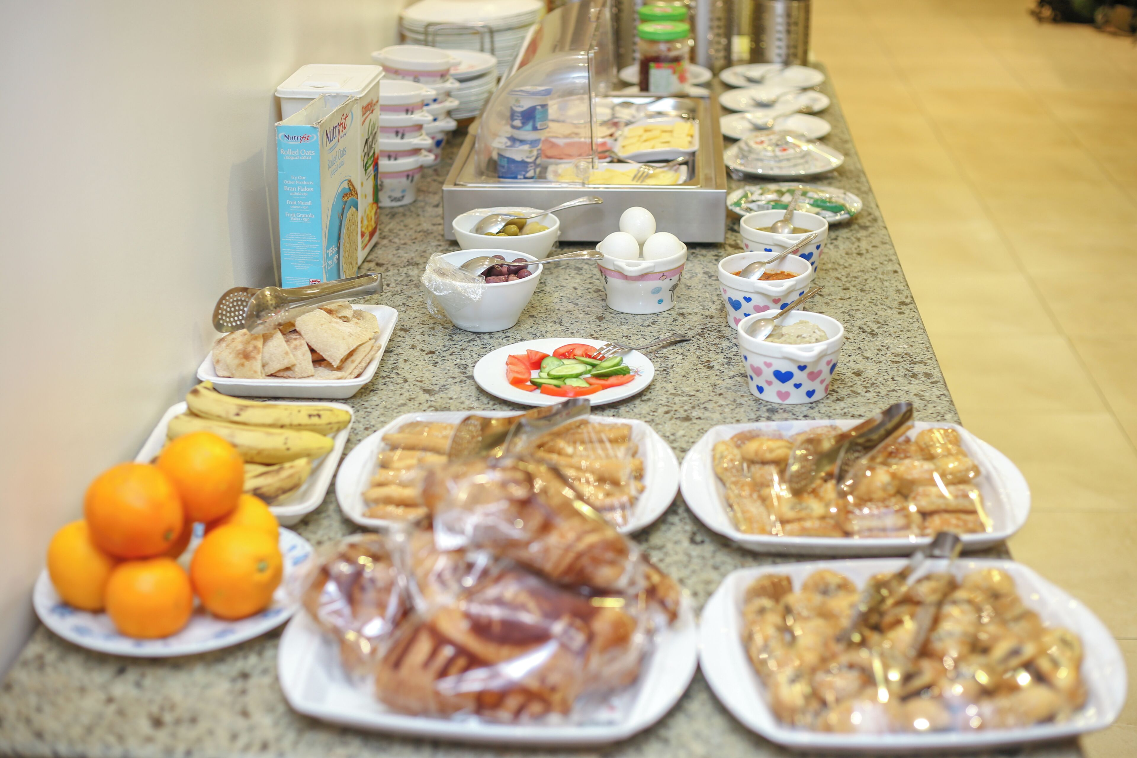 Tägliches inbegriffenes Frühstücksbuffet