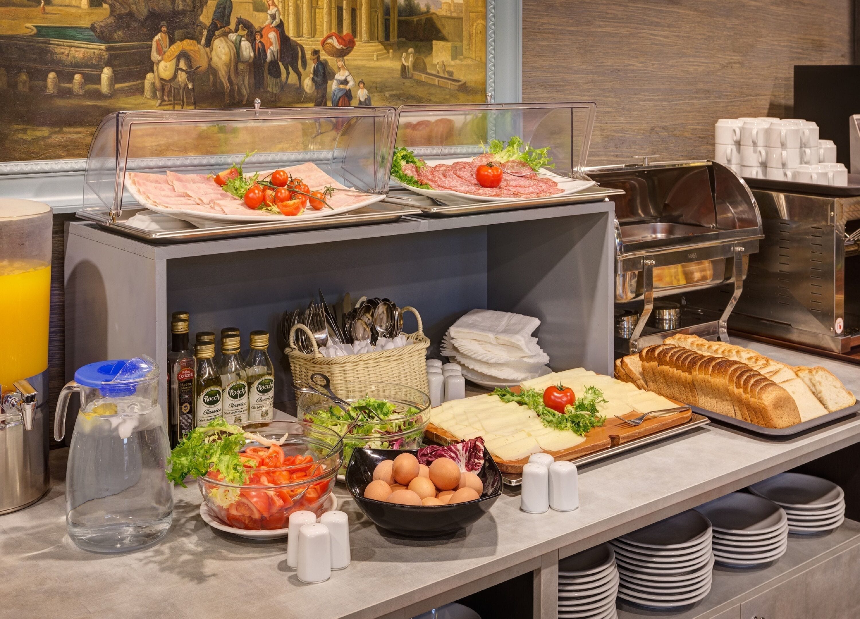 daily buffet breakfast (eur 15 per person)