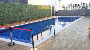 Indoor pool, outdoor pool