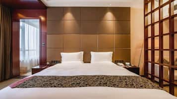 Minibar, in-room safe, cribs/infant beds, alarm clocks