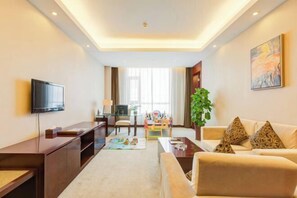 Minibar, in-room safe, cots/infant beds, alarm clocks