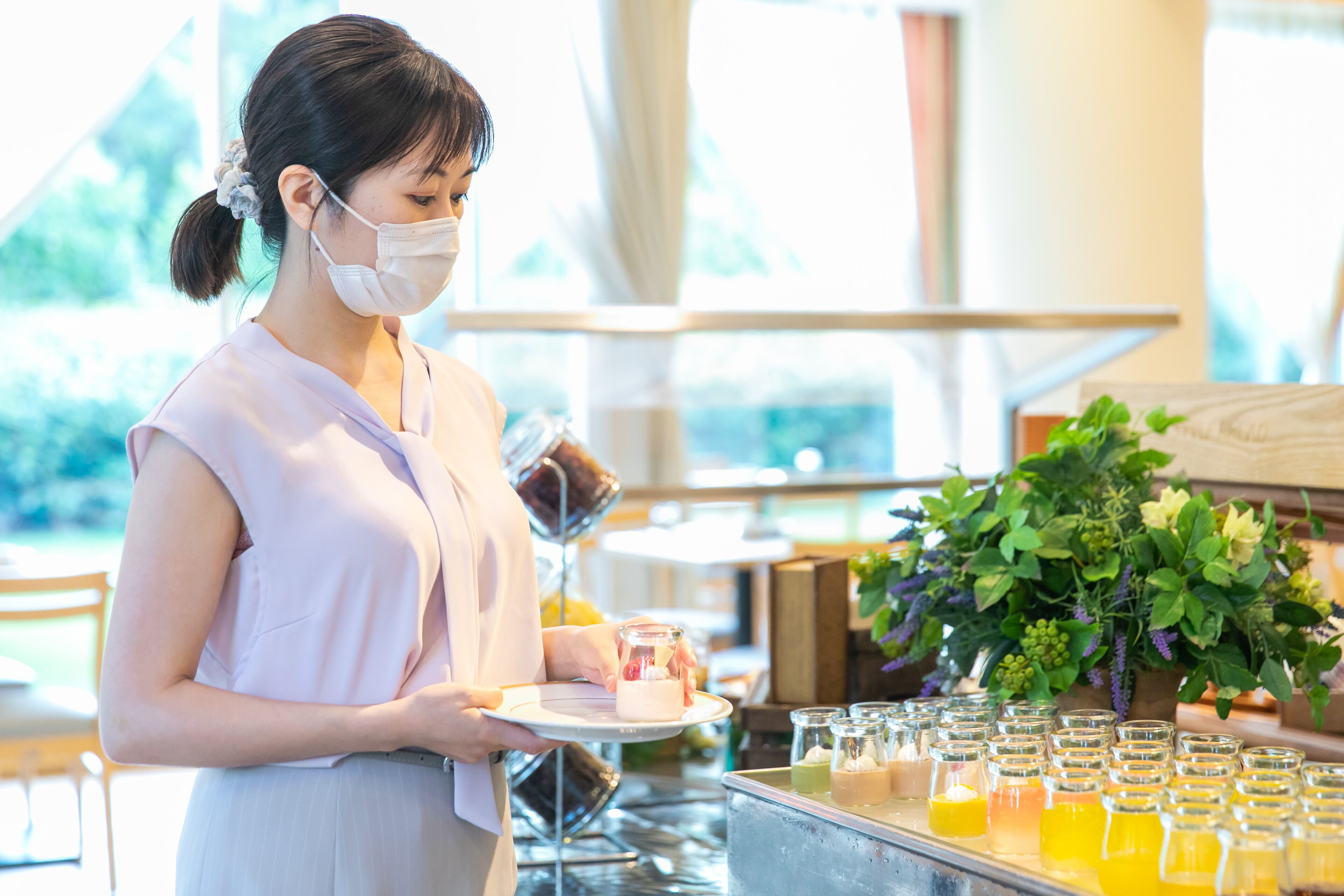 朝食 (ビュッフェ)、毎日提供 (有料)