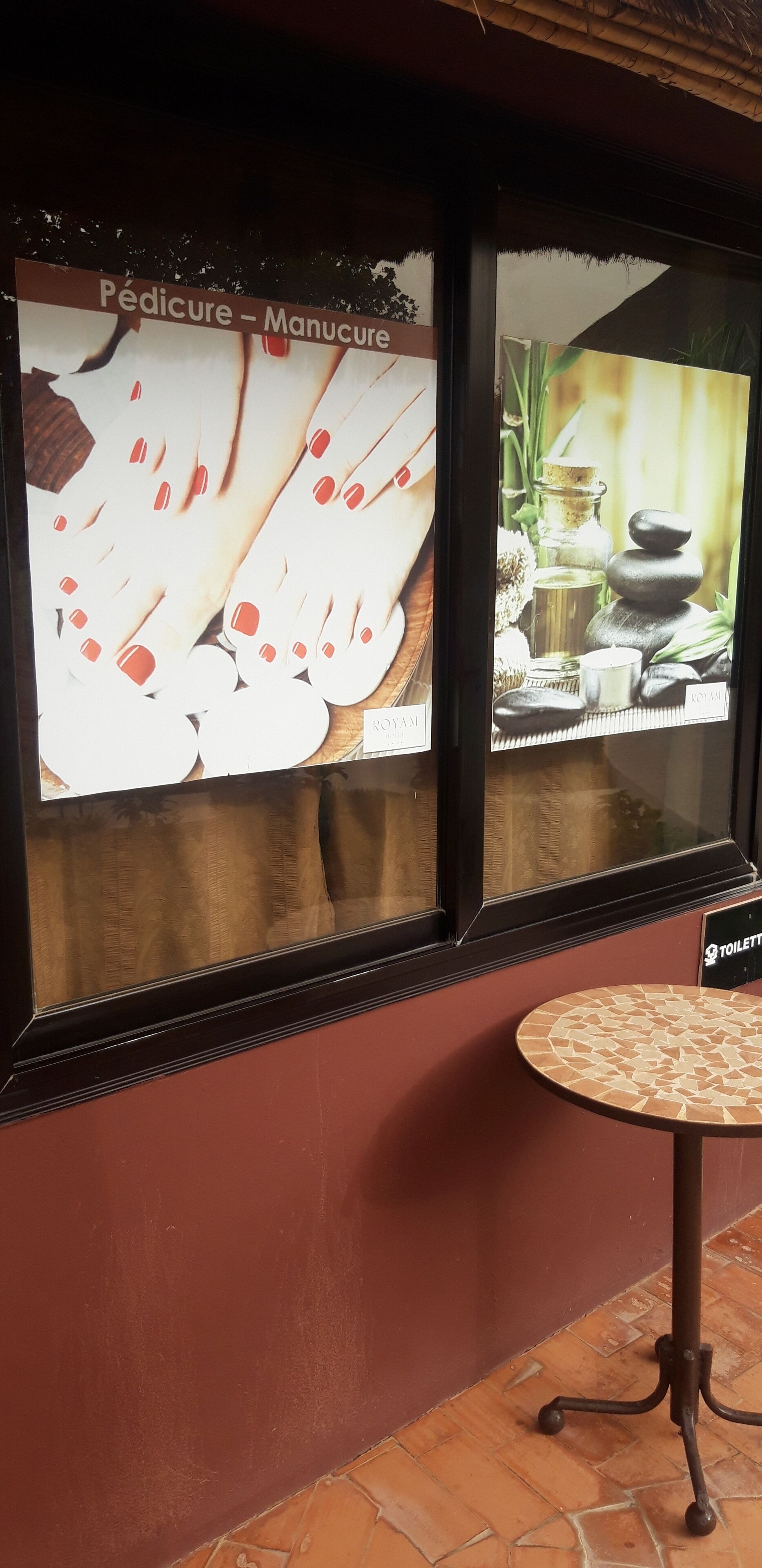 manicures and pedicures