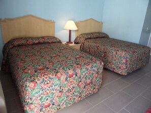 Blackout curtains, soundproofing, WiFi, bed sheets