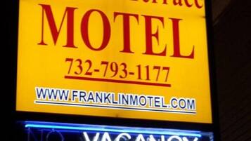 Front of property - evening/night