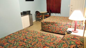 Standard Room, 2 Double Beds | Blackout drapes, soundproofing, WiFi, bed sheets