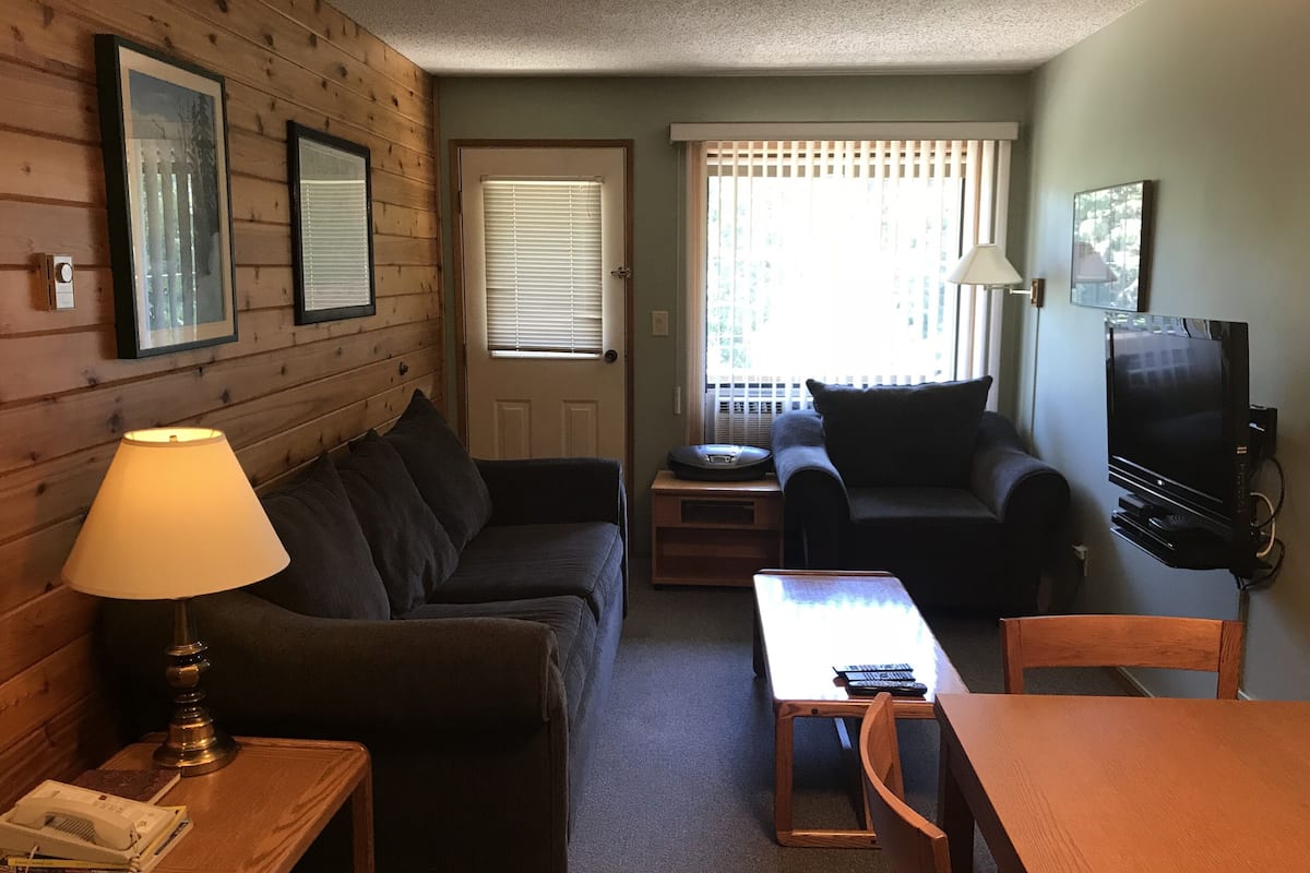Condo, 1 Bedroom (Unit 208) | Living area | TV