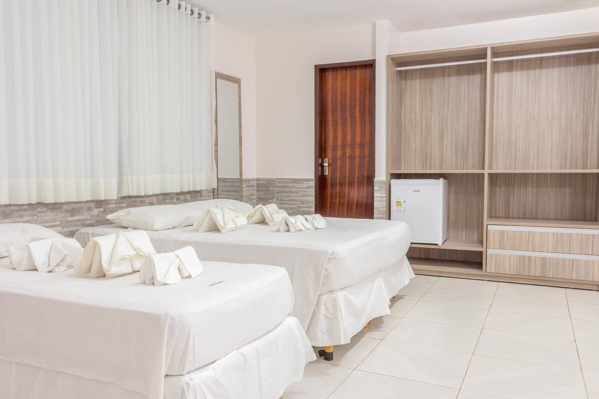 Minibar, desk, rollaway beds (surcharge), WiFi (free)
