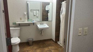 Room, 2 Queen Beds (Accessible) | Bathroom | Designer toiletries, towels