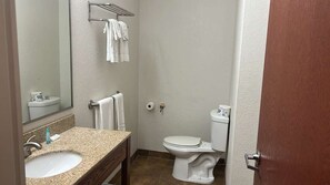 Room, 1 King Bed | Bathroom - Pleasant Night Inn Carthage Near Fort Drum (Carthage)