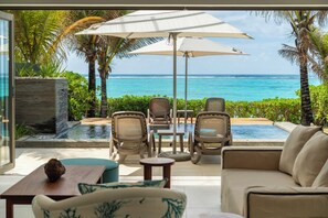 Stylia Villa Premium Beachfront | Living area - Stylia Villas (Trou d'Eau Douce)