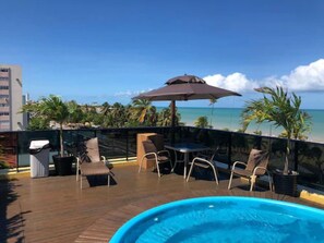Terrace/patio - Flat Mar do Cabo Branco Residence (João Pessoa)