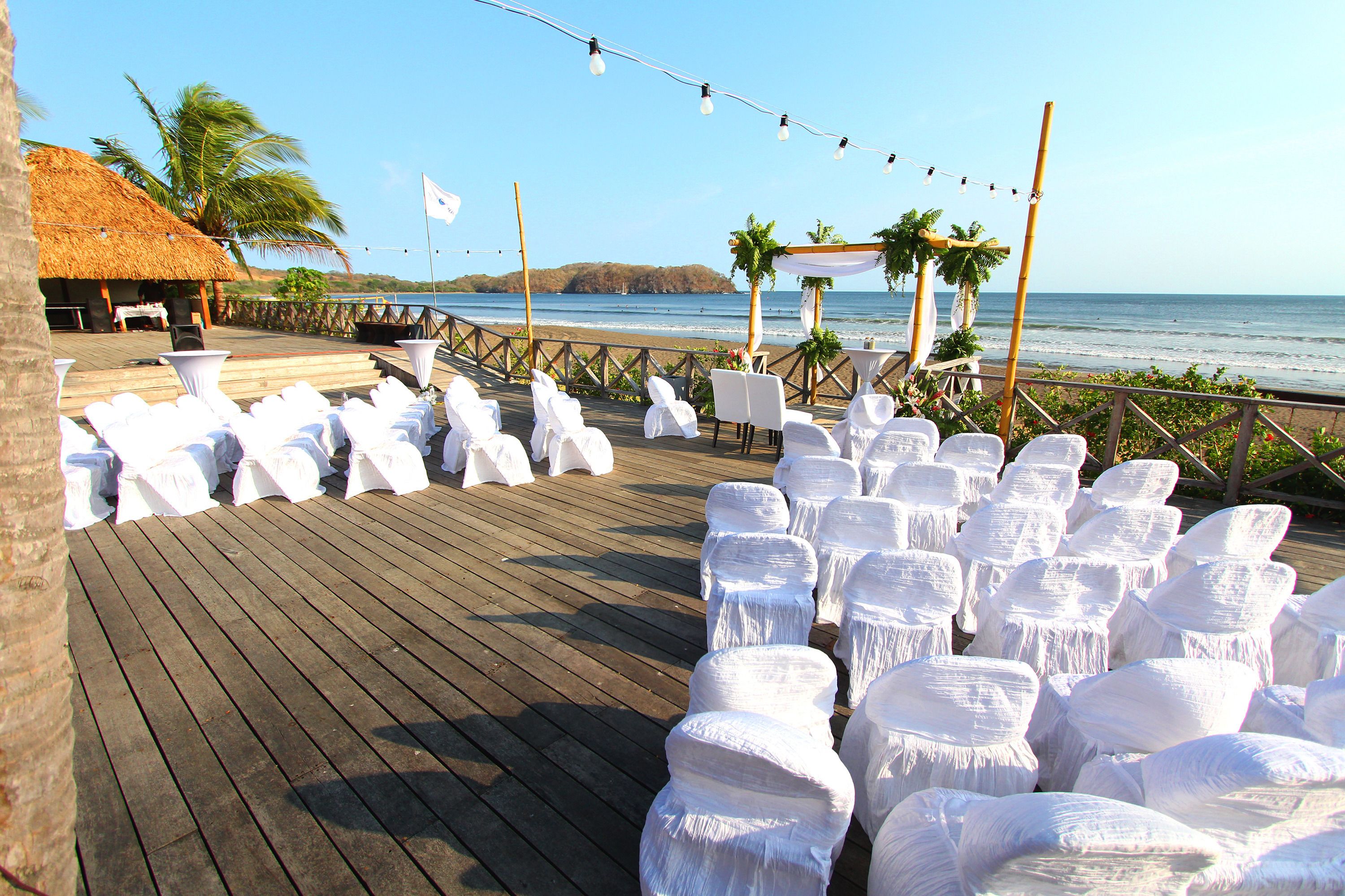Área de bodas al aire libre