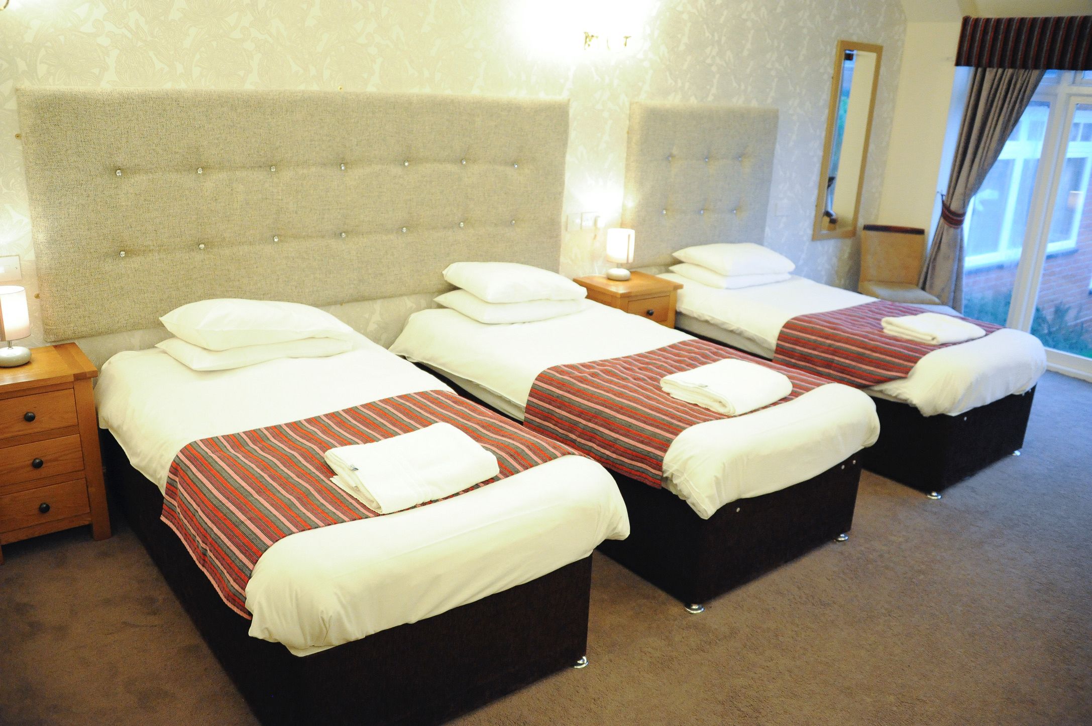 standard triple room, 3 single beds | rollaway beds, free wifi, bed sheets