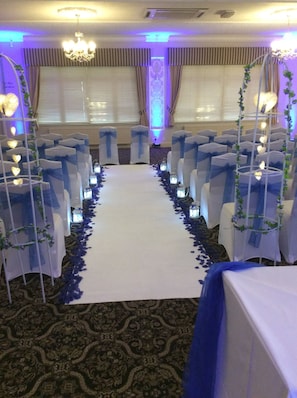 Indoor wedding