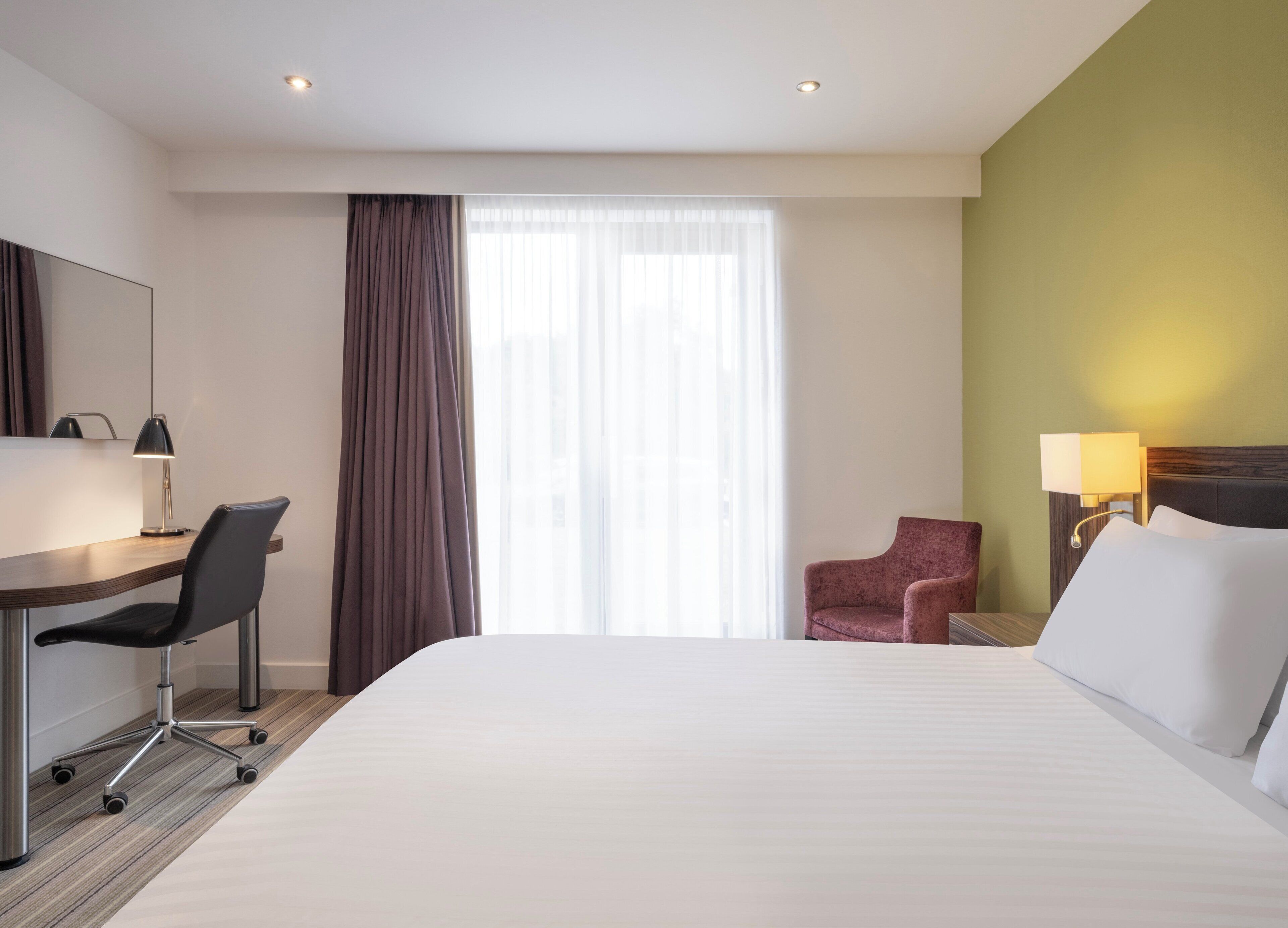 In-room safe, desk, blackout curtains, iron/ironing board