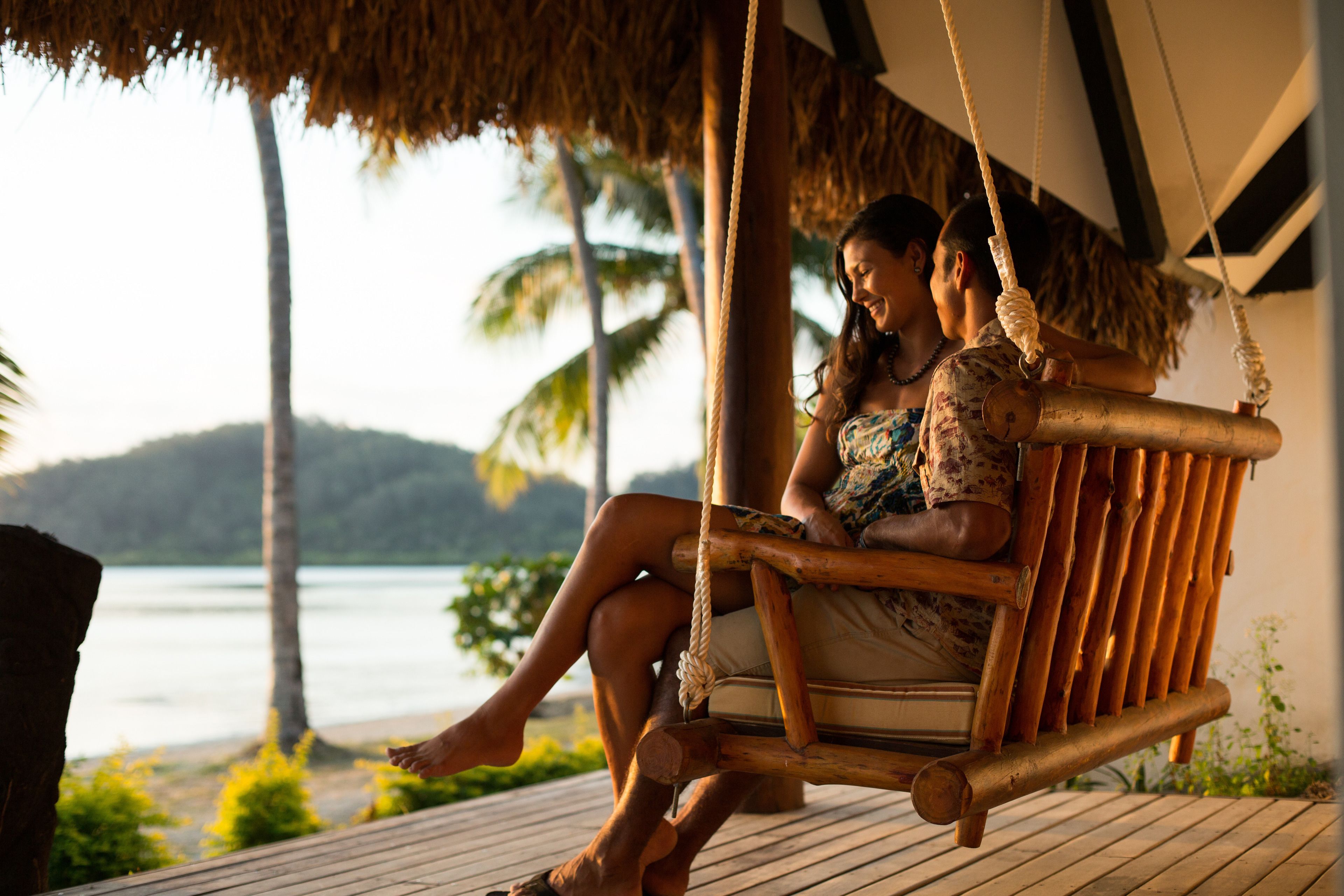 Beachfront Bure  | Terrace/patio