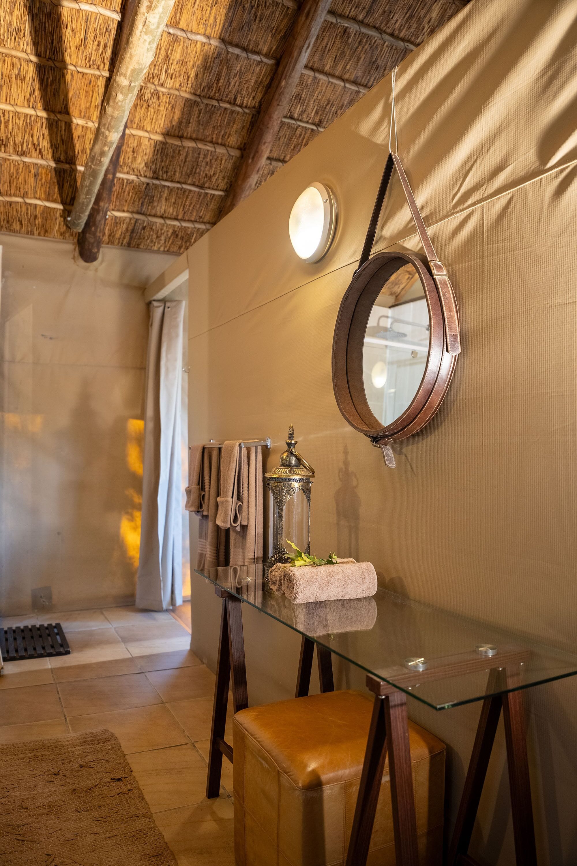 Tente Luxe, salle de bains privée, vue montagne | Salle de bain