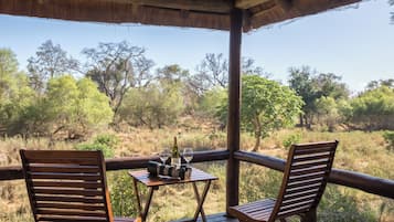 Luxury Tent, Private Bathroom, Mountain View | Premium bedding, minibar, in-room safe, desk