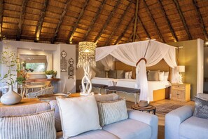 Habitación doble presidencial | 1 habitación, ropa de cama de alta calidad y minibar 