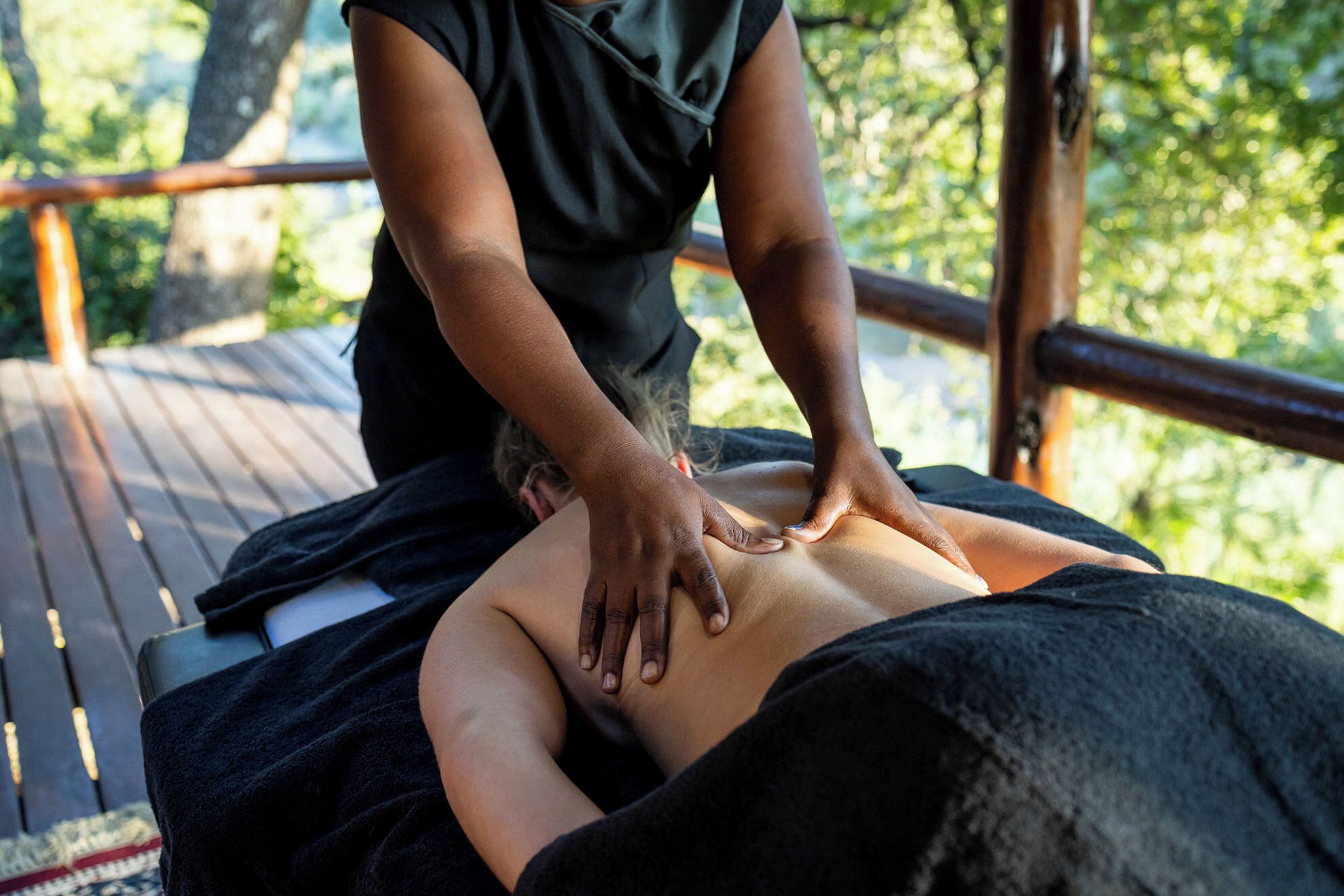 Salas de tratamiento para parejas, aromaterapia