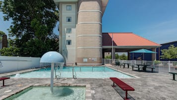 Indoor pool, outdoor pool