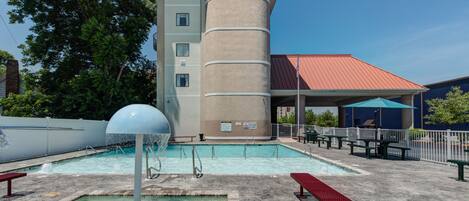 Indoor pool, outdoor pool