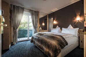 Couette en duvet d'oie, coffres-forts dans les chambres