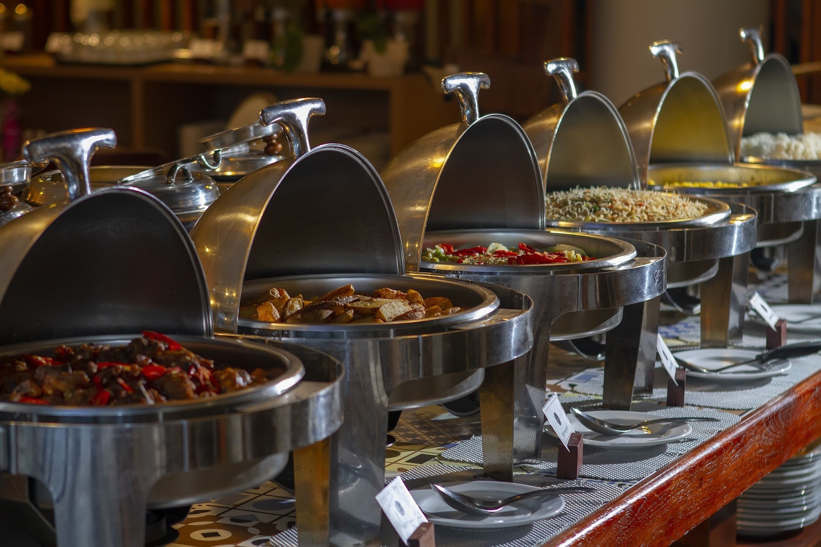 Daily buffet breakfast for a fee